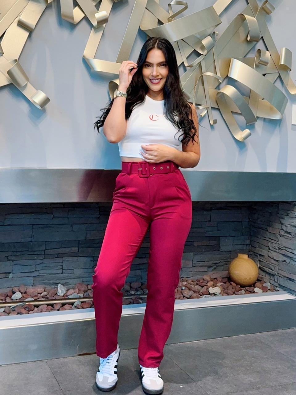 Pantalón Rebeca Con Correa